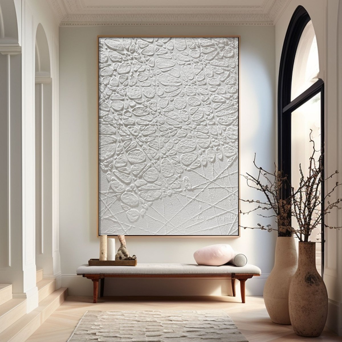 Plaster Art Texture Painting HBV323 - royalbrushart