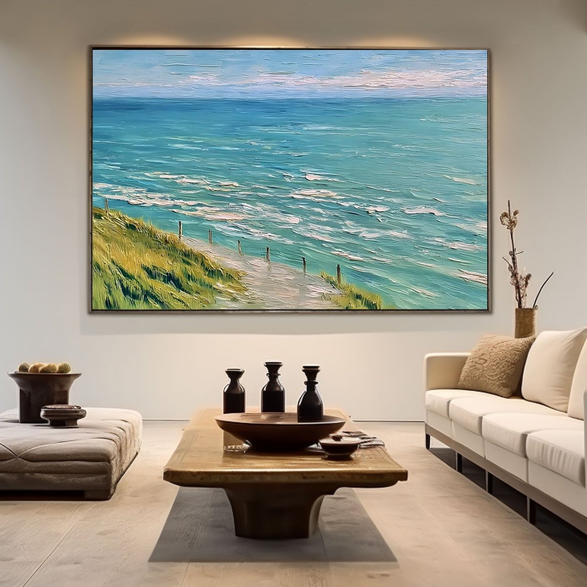 Plaster Art Texture PaintingRAB397 - royalbrushart