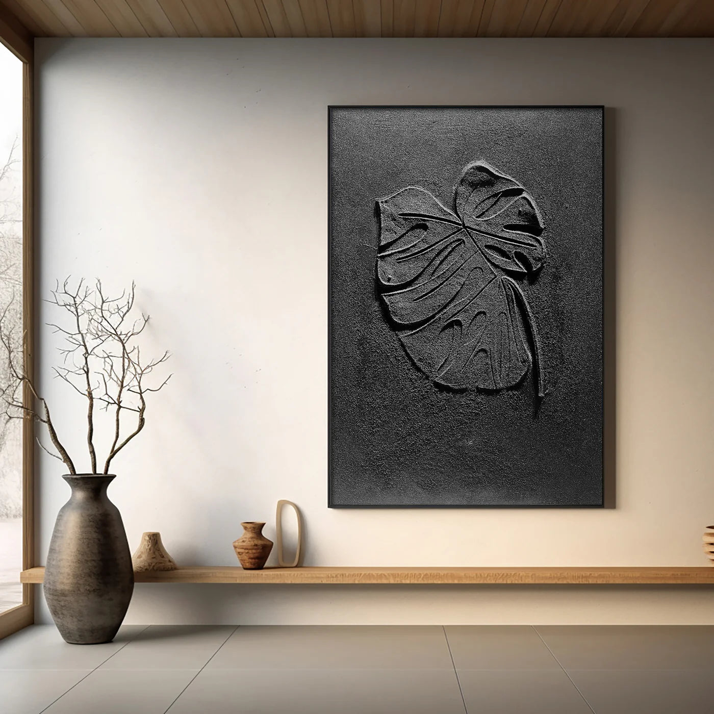 Plaster Art Texture Painting #HBV241