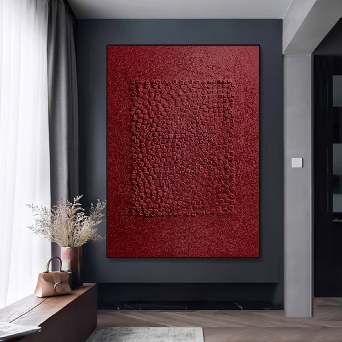 Plaster Art Texture Painting HBV204 - royalbrushart