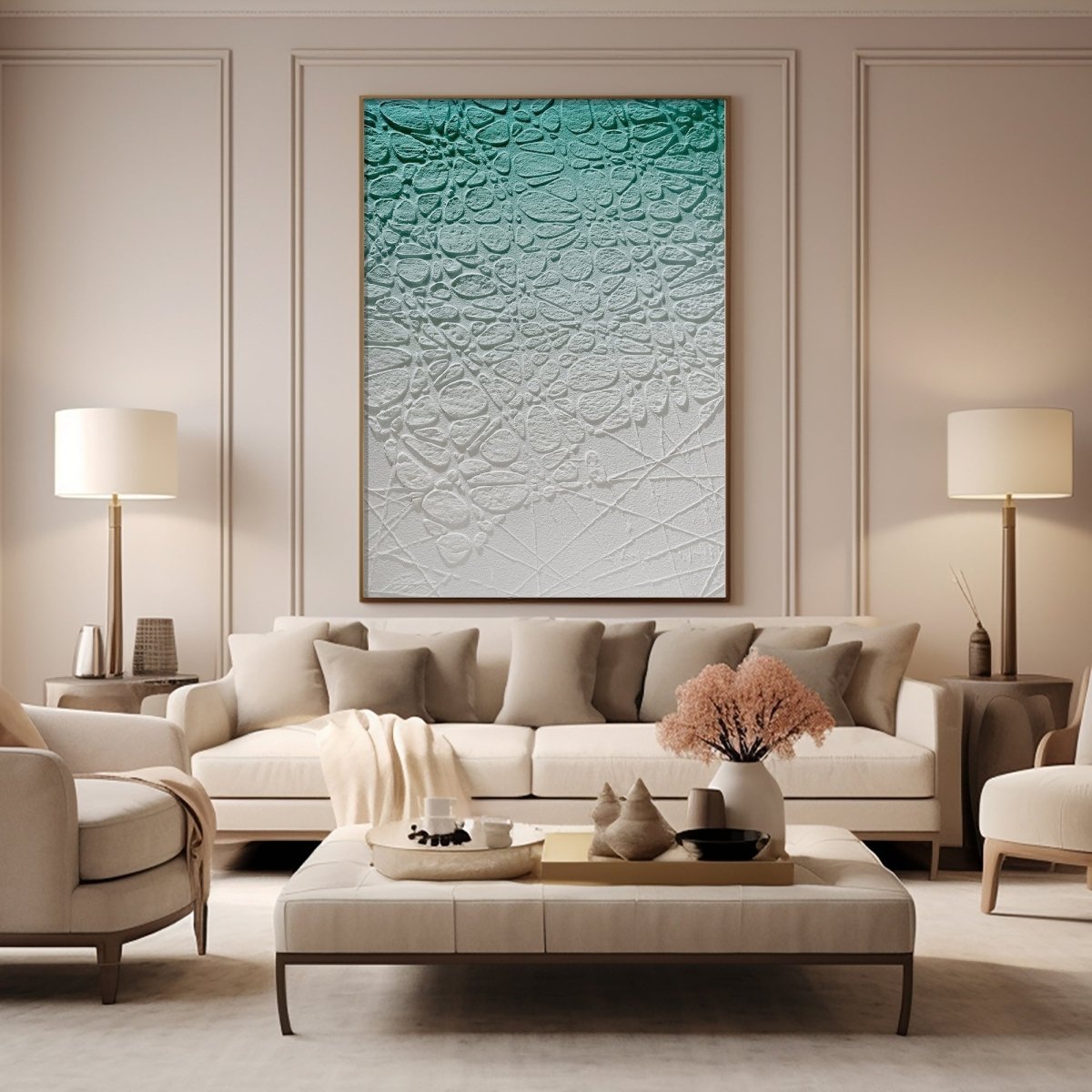 Plaster Art Texture Painting HBV324 - royalbrushart