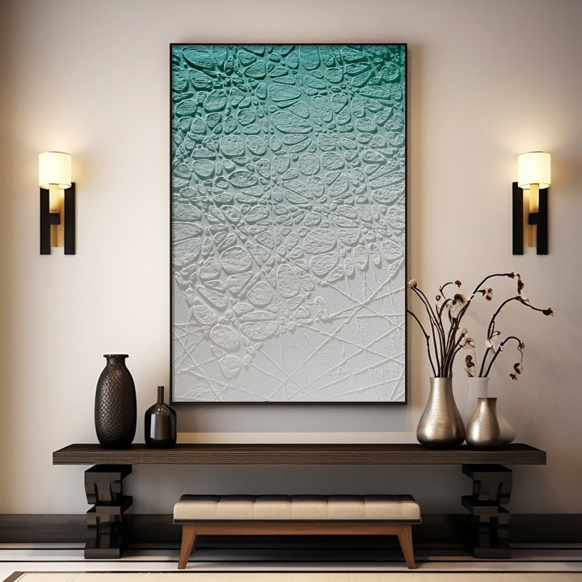 Plaster Art Texture Painting HBV324 - royalbrushart