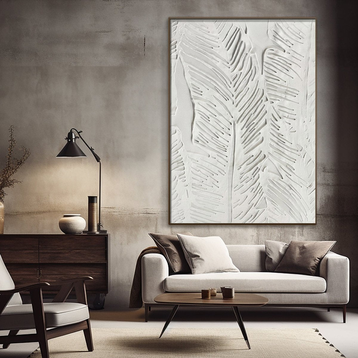Plaster Art Texture Painting HBV310 - royalbrushart