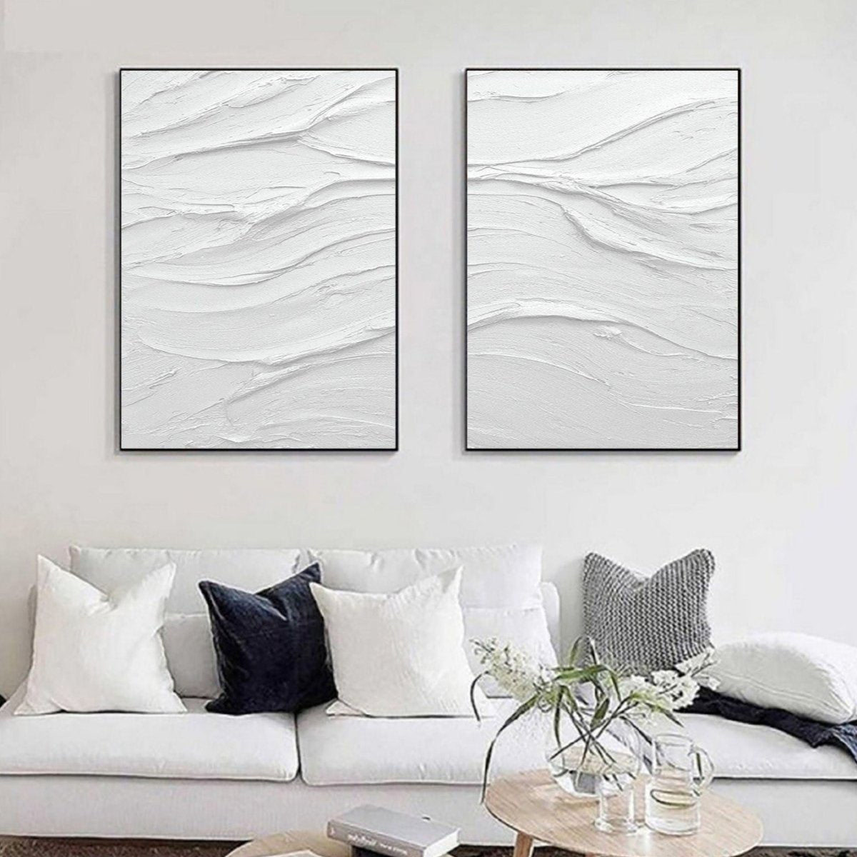 Abstract Painting Set Of 2 RAB650 - royalbrushart
