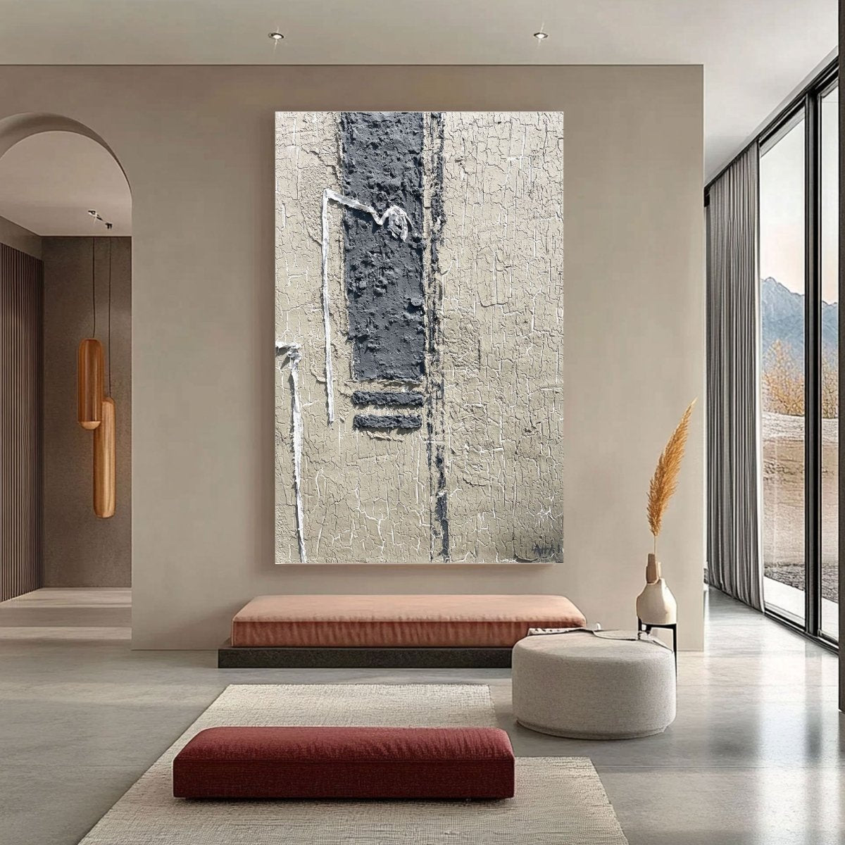 Plaster Art Texture Painting RAB470 - royalbrushart