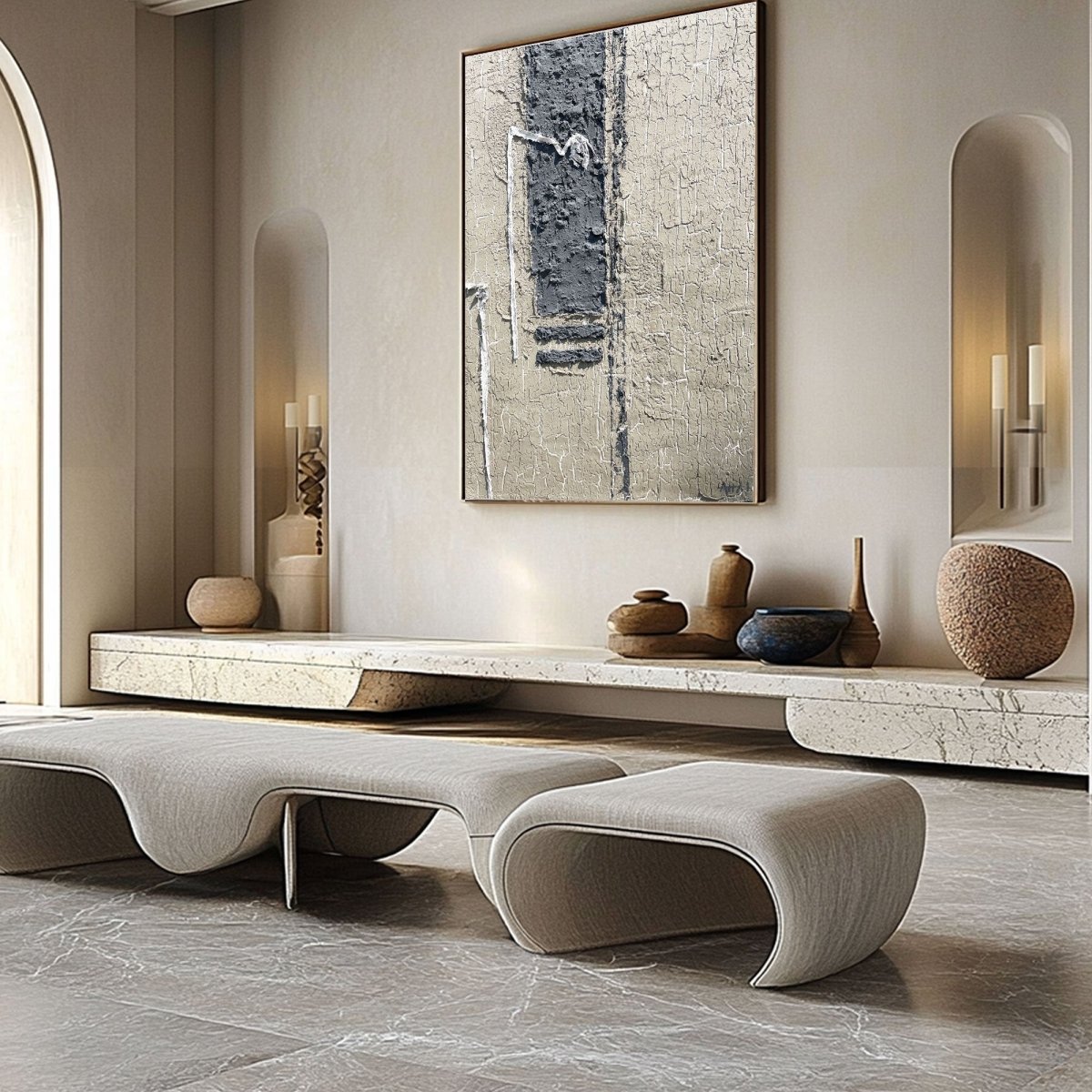 Plaster Art Texture Painting RAB470 - royalbrushart