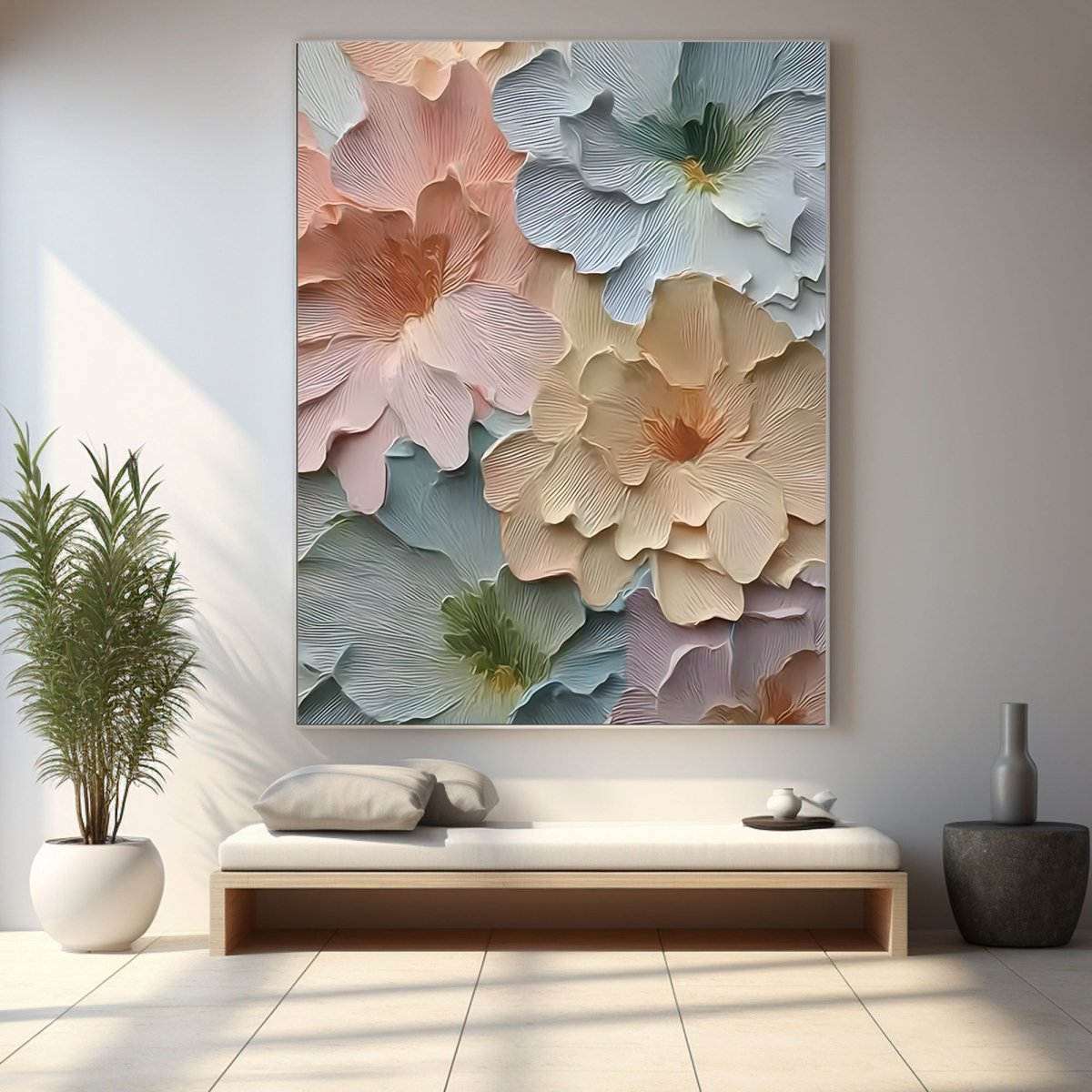 Plaster Art Texture Painting RAB398 - royalbrushart