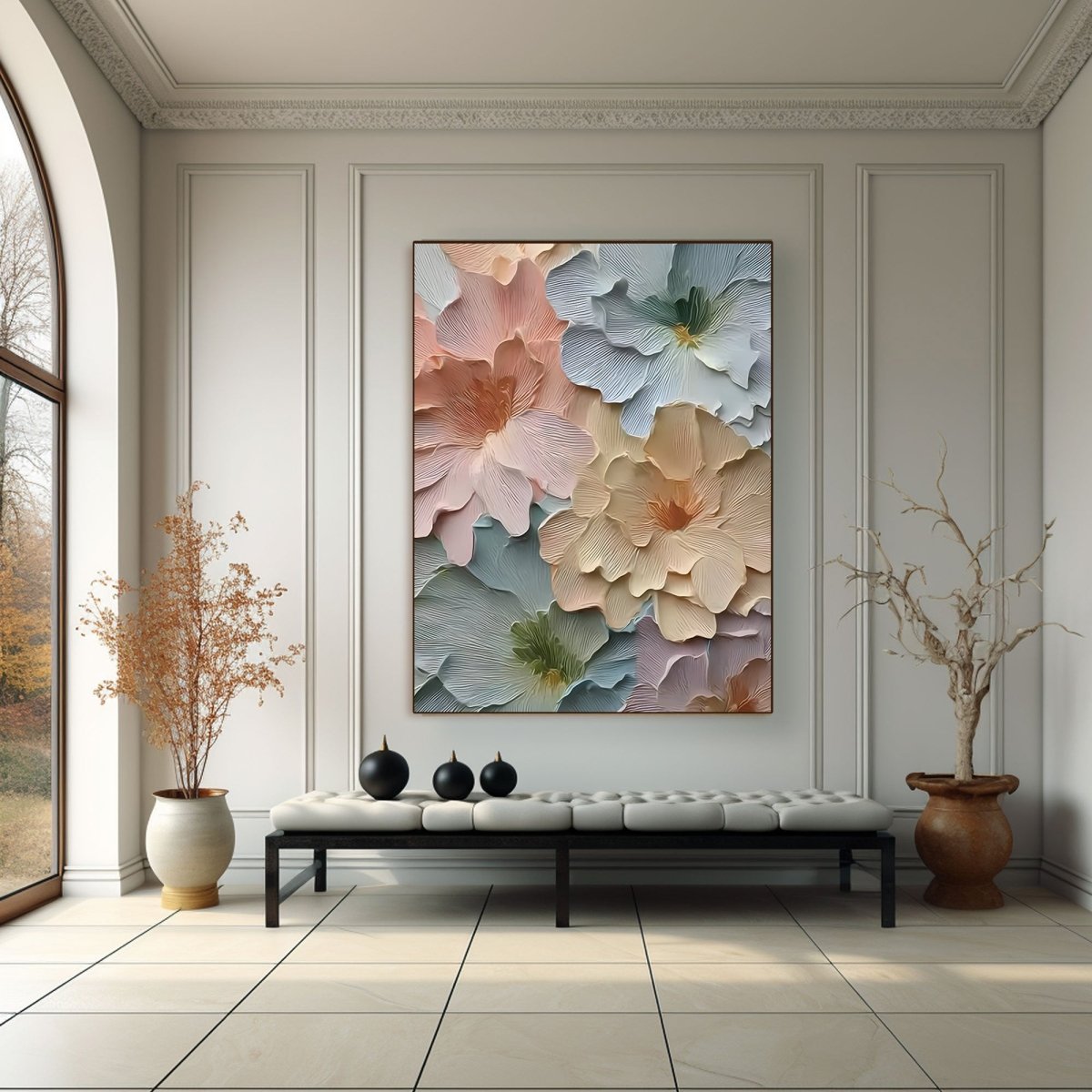 Plaster Art Texture Painting RAB398 - royalbrushart
