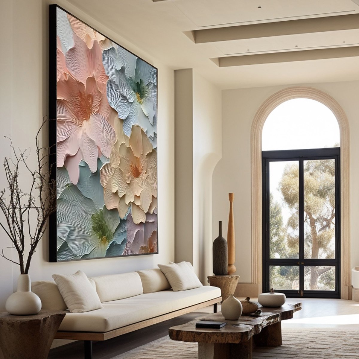 Plaster Art Texture Painting RAB398 - royalbrushart