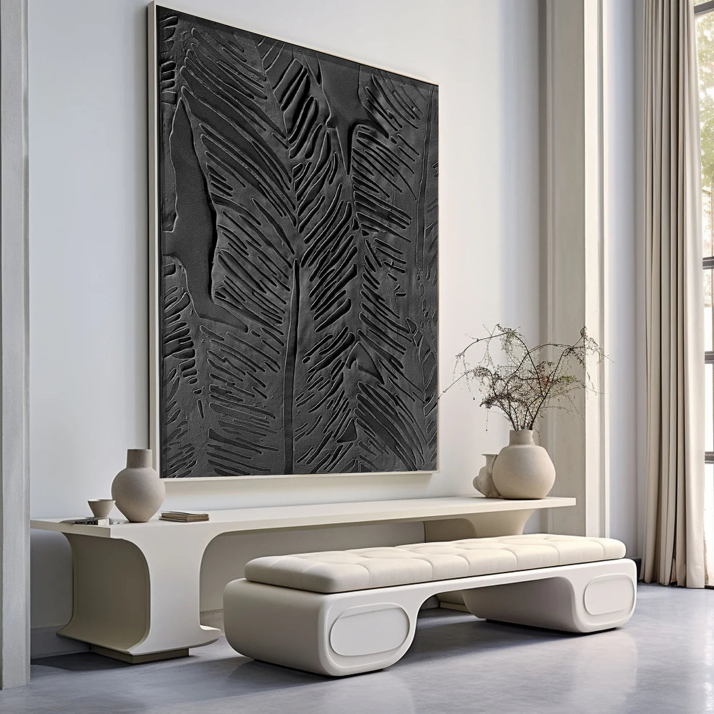 Plaster Art Texture Painting #HBV312