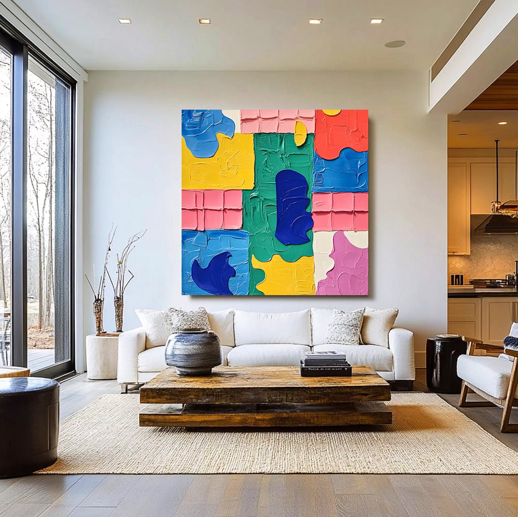 Colorful Wall Painting RAB567 - royalbrushart