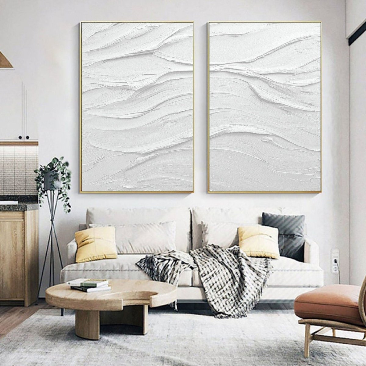 Abstract Painting Set Of 2 RAB650 - royalbrushart