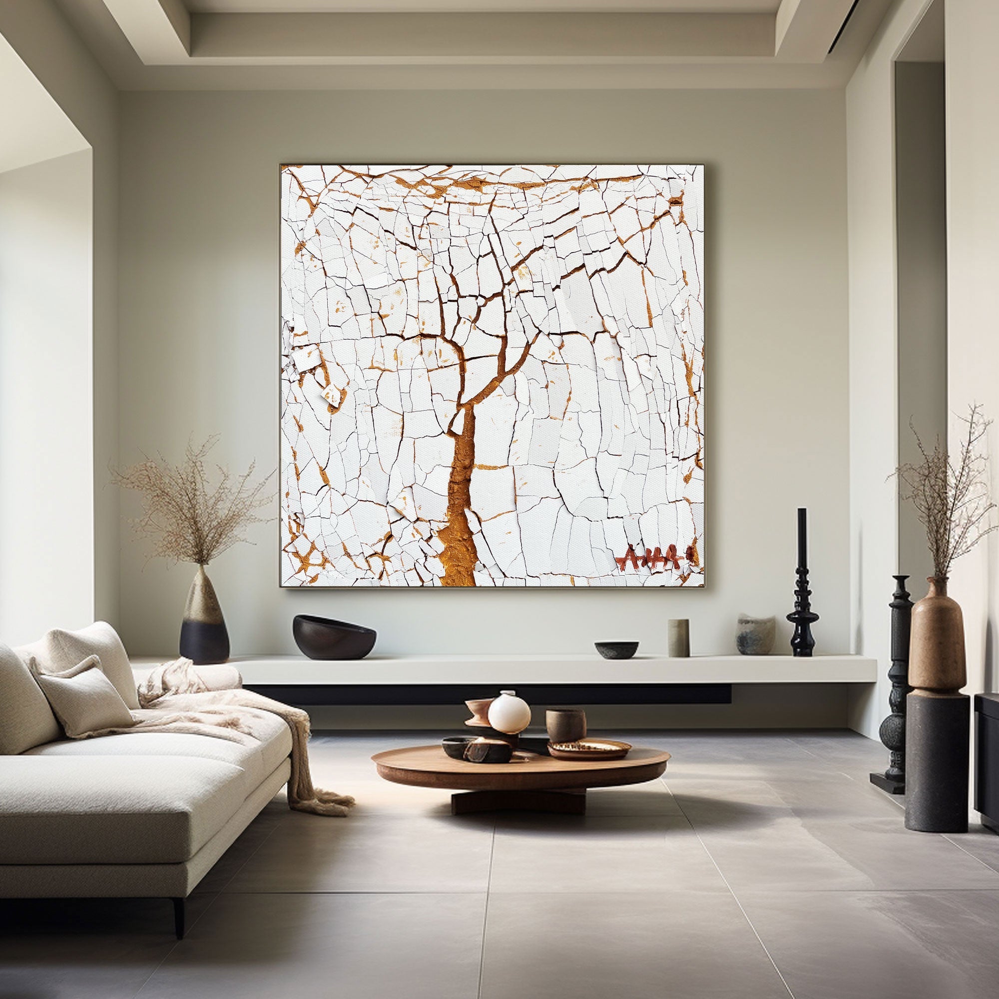 Plaster Art Texture Painting #LBV456