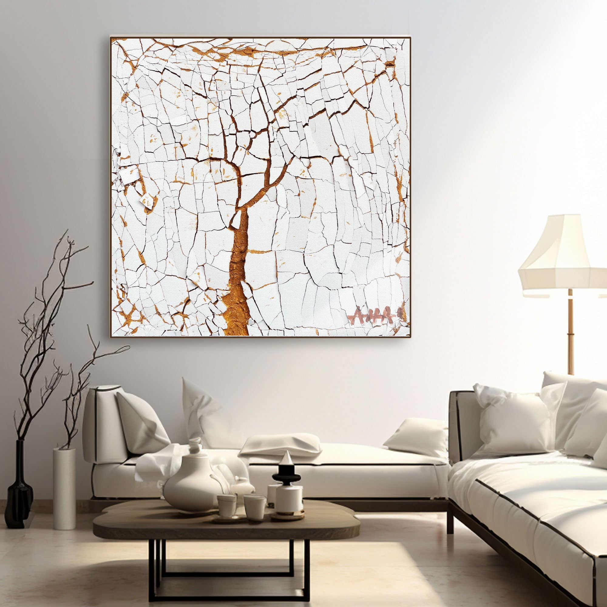 Plaster Art Texture Painting #LBV456