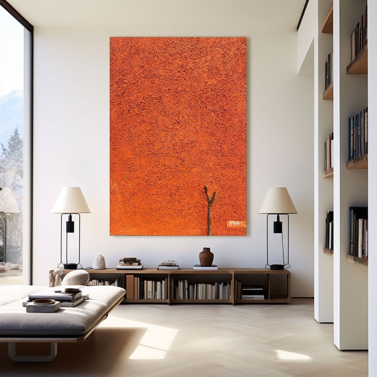Minimalist Painting LRAB638 - royalbrushart