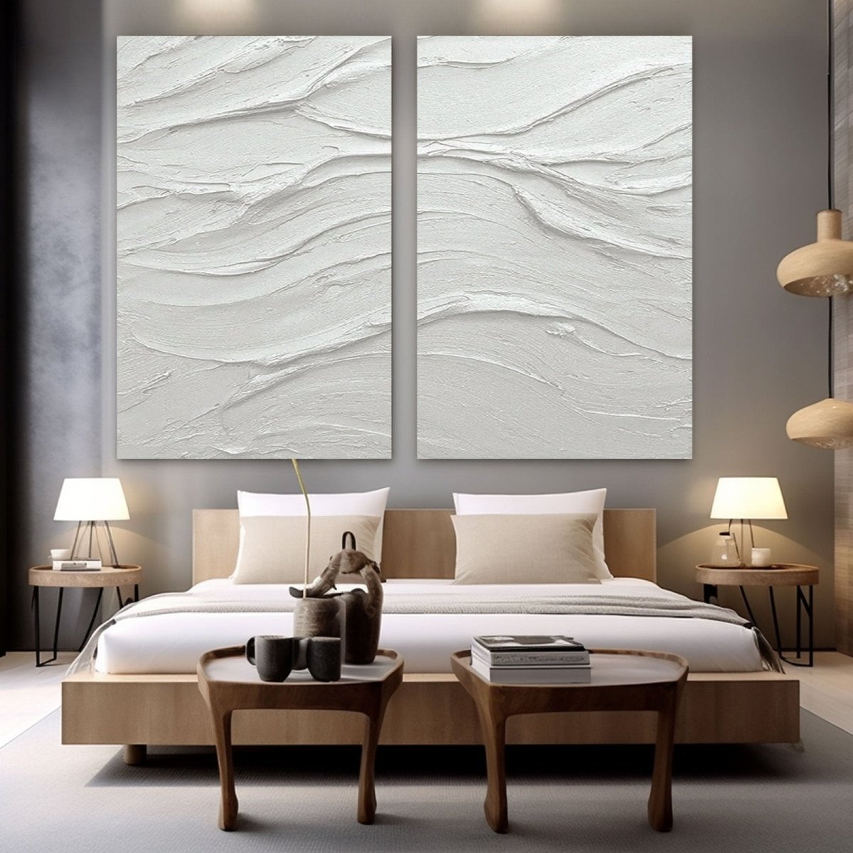 Abstract Painting Set Of 2 RAB650 - royalbrushart
