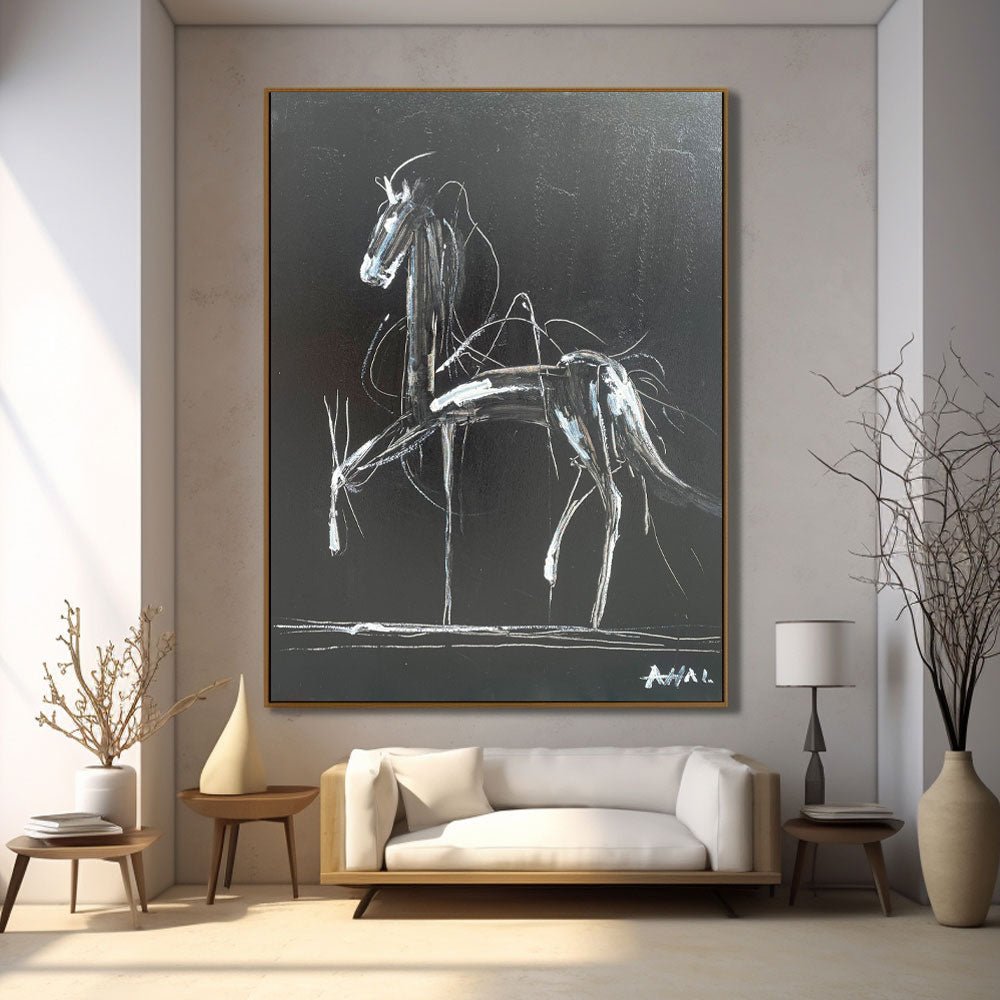 Contemporary Horse Art LRAB636 - royalbrushart