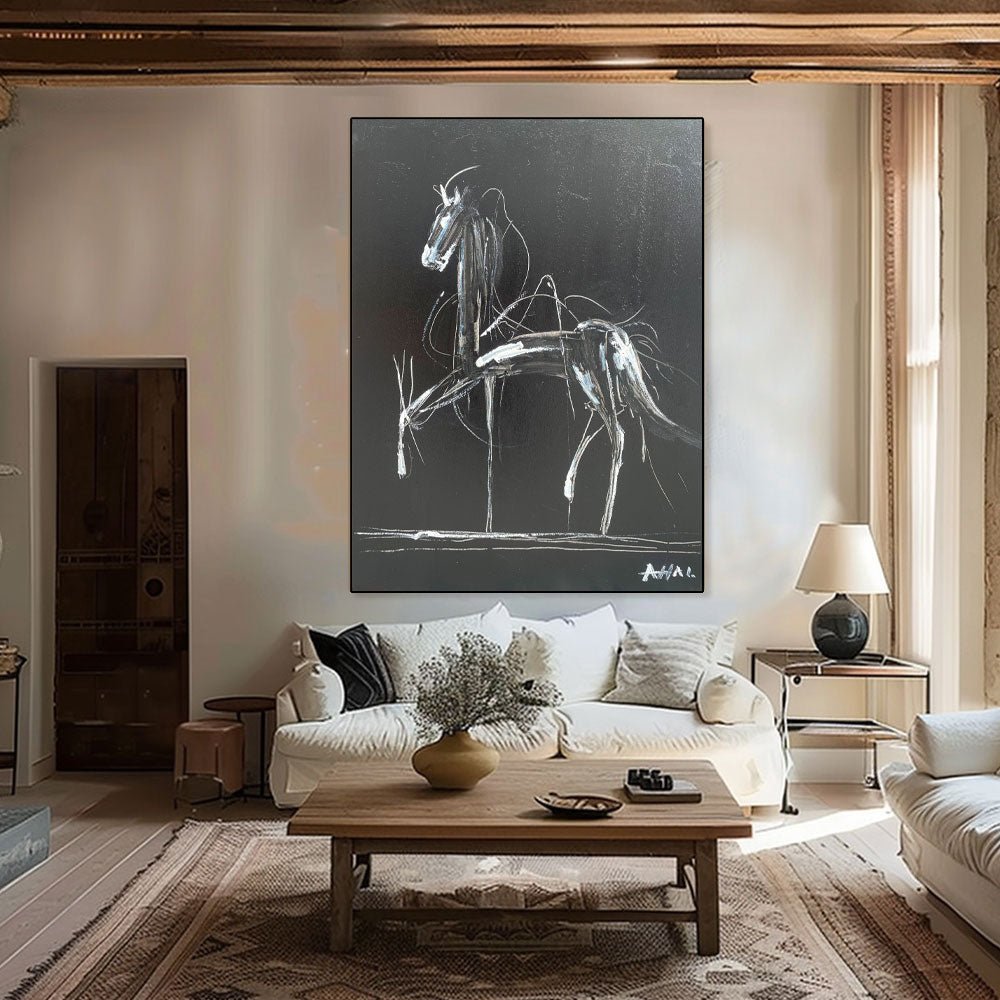 Contemporary Horse Art LRAB636 - royalbrushart