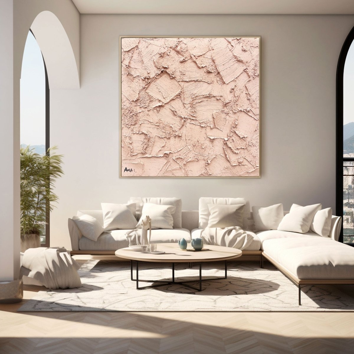 Plaster Art Texture Painting RAB465 - royalbrushart