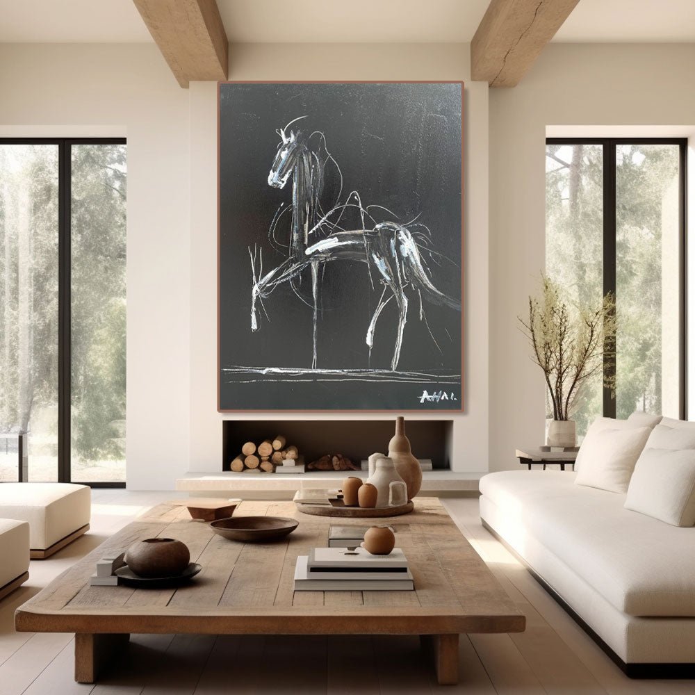Contemporary Horse Art LRAB636 - royalbrushart