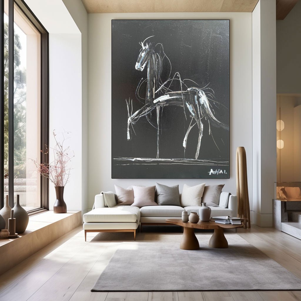 Contemporary Horse Art LRAB636 - royalbrushart