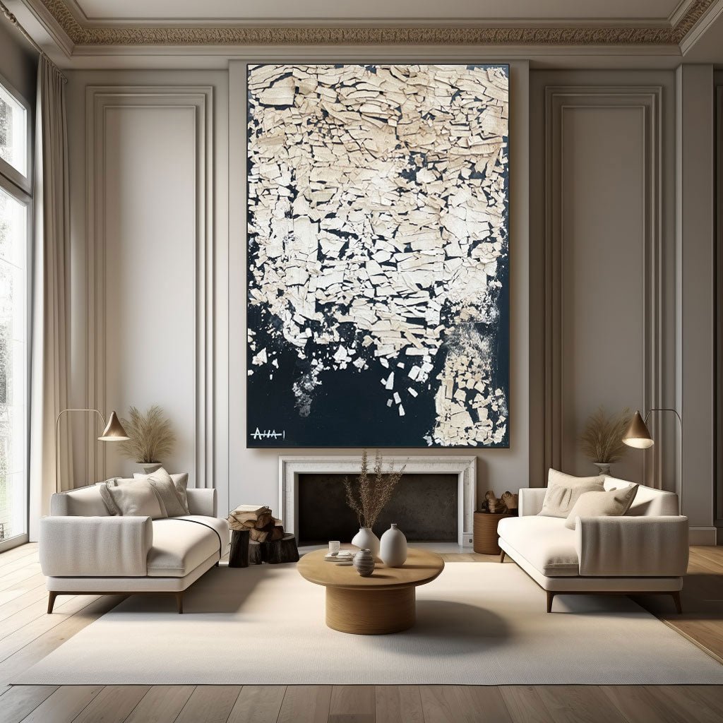 Plaster Art Textured Painting LRAB634 - royalbrushart