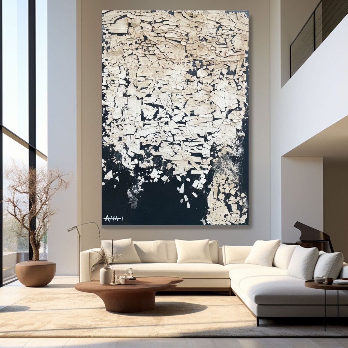 Plaster Art Textured Painting LRAB634 - royalbrushart