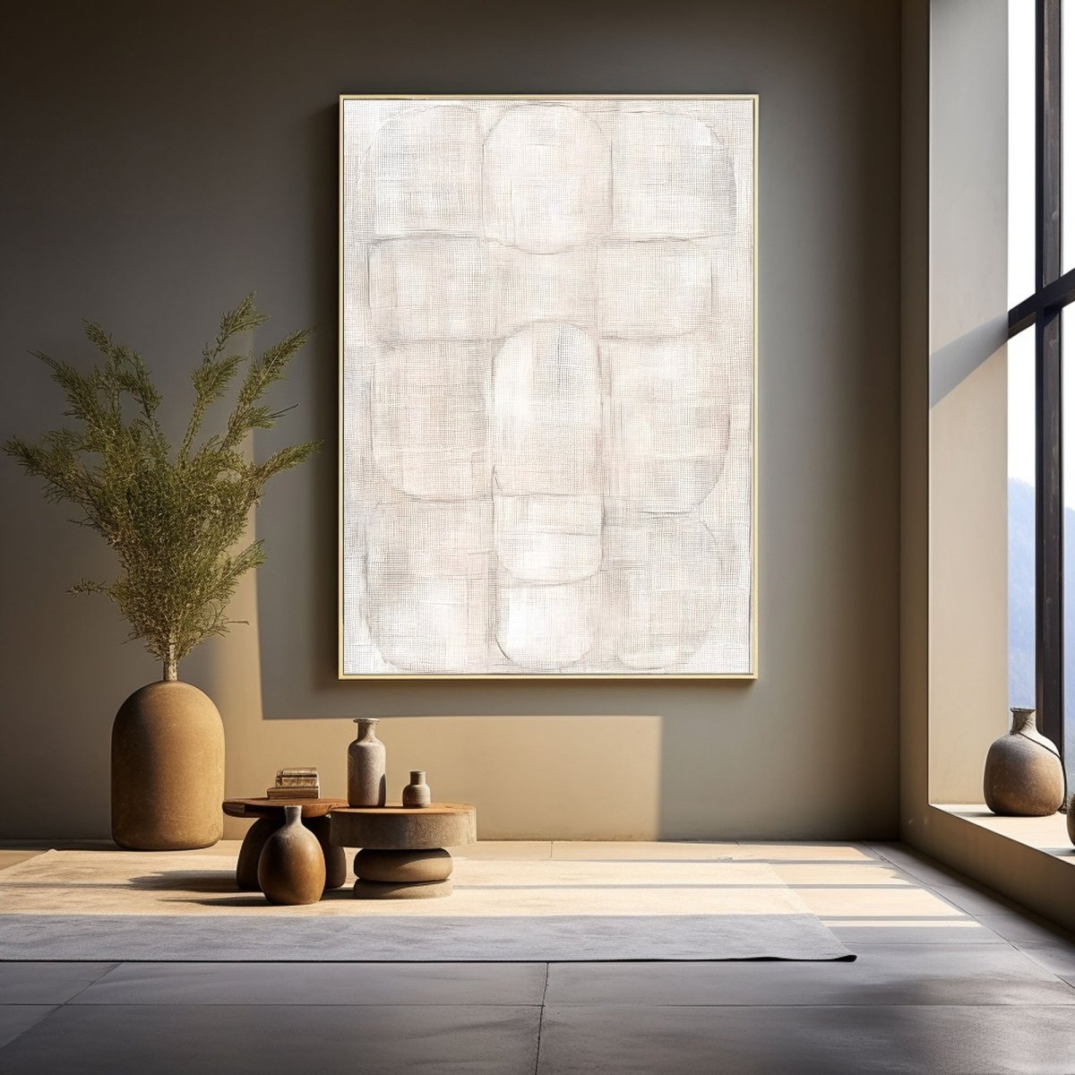 Contemporary Minimalist Art RAB359 - royalbrushart
