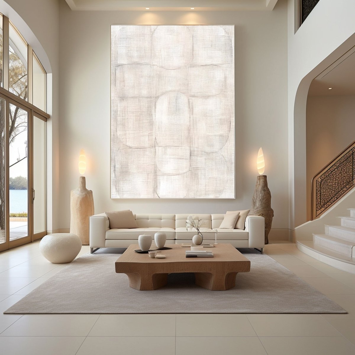 Contemporary Minimalist Art RAB359 - royalbrushart