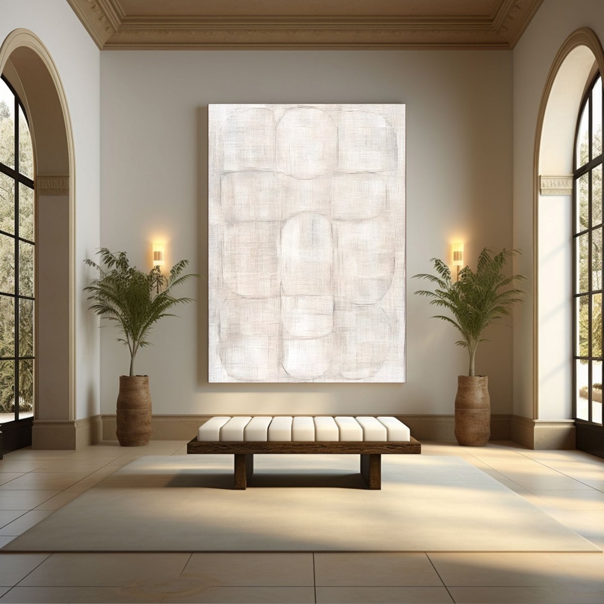 Contemporary Minimalist Art RAB359 - royalbrushart