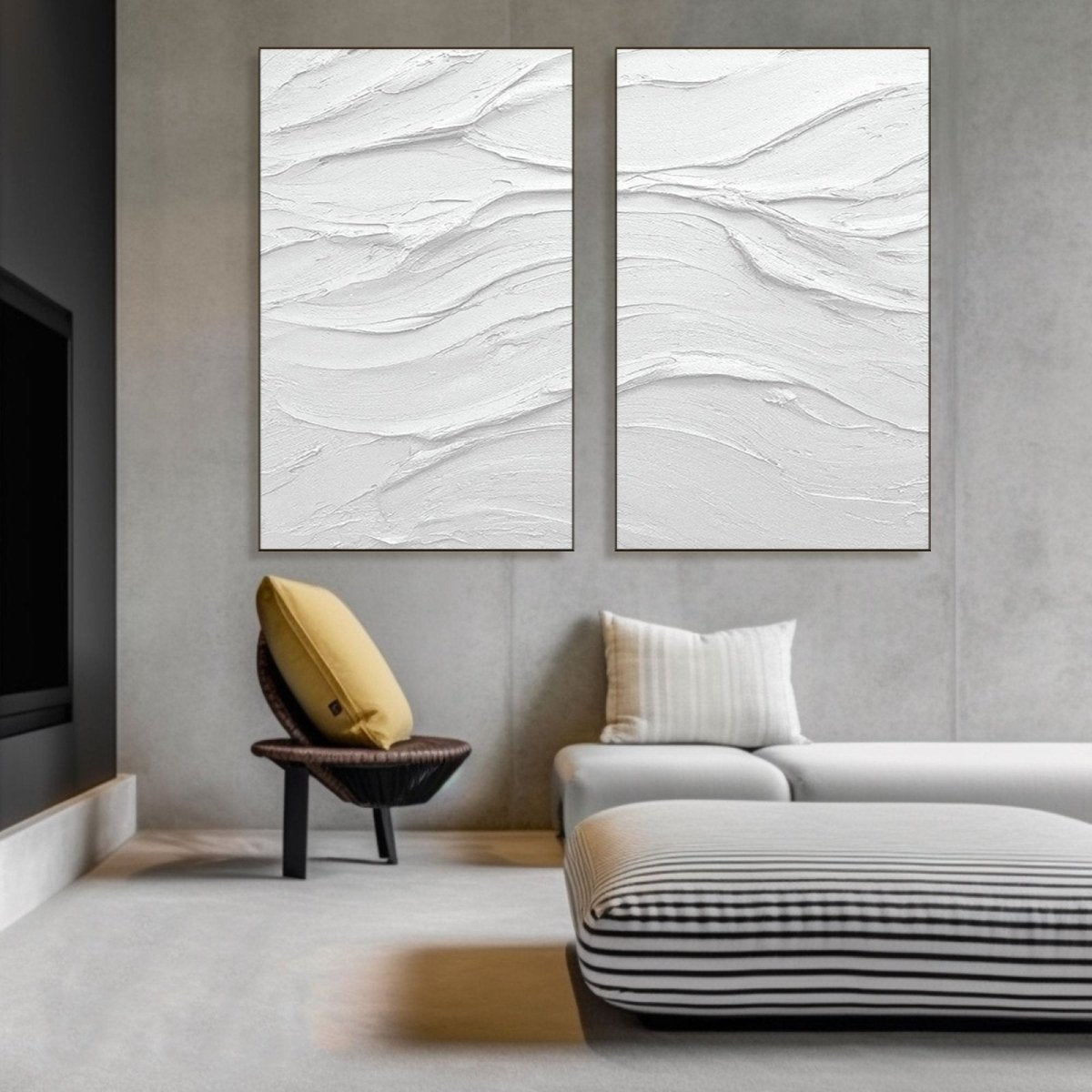 Abstract Painting Set Of 2 RAB650 - royalbrushart