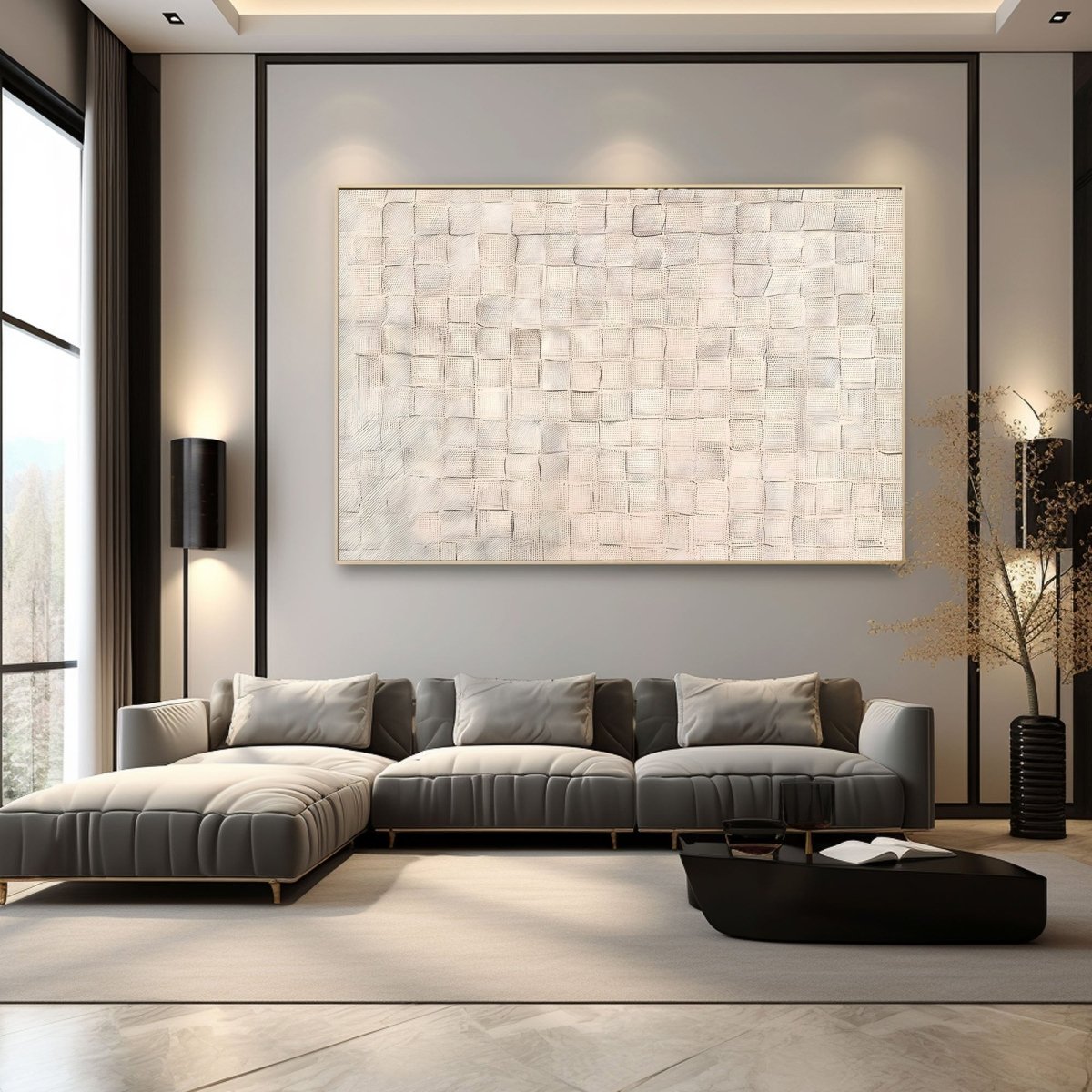 Contemporary Minimalist Art RAB420 - royalbrushart