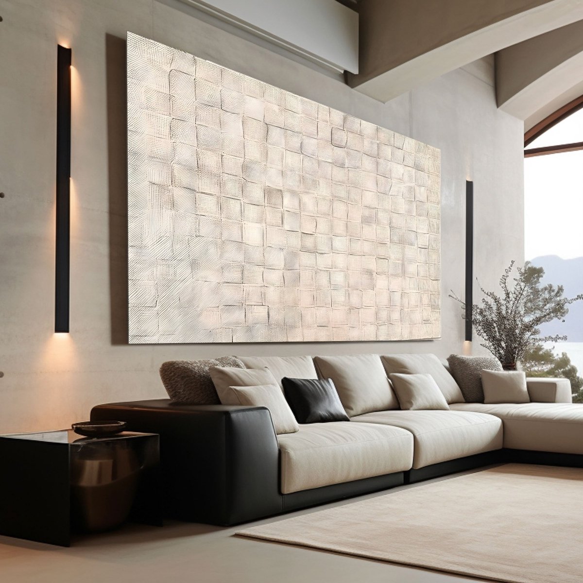 Contemporary Minimalist Art RAB420 - royalbrushart