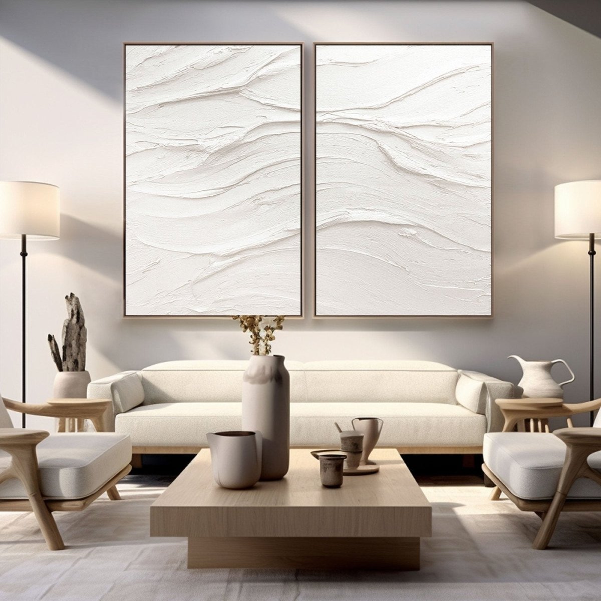 Abstract Painting Set Of 2 RAB650 - royalbrushart
