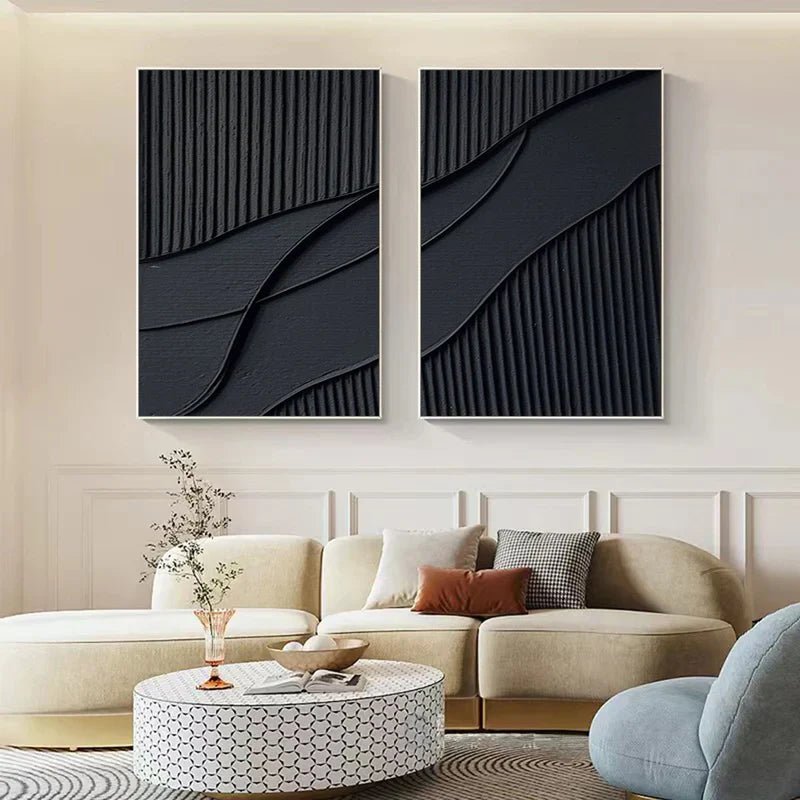 Abstract Painting Set Of 2 RAB654 - royalbrushart