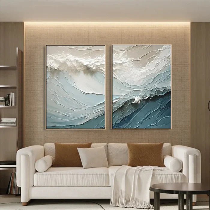Abstract Painting Set Of 2 RAB648 - royalbrushart
