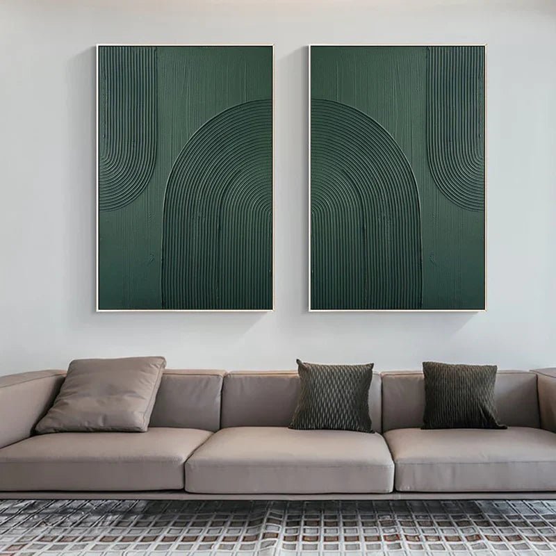 Abstract Painting Set Of 2 RAB643 - royalbrushart