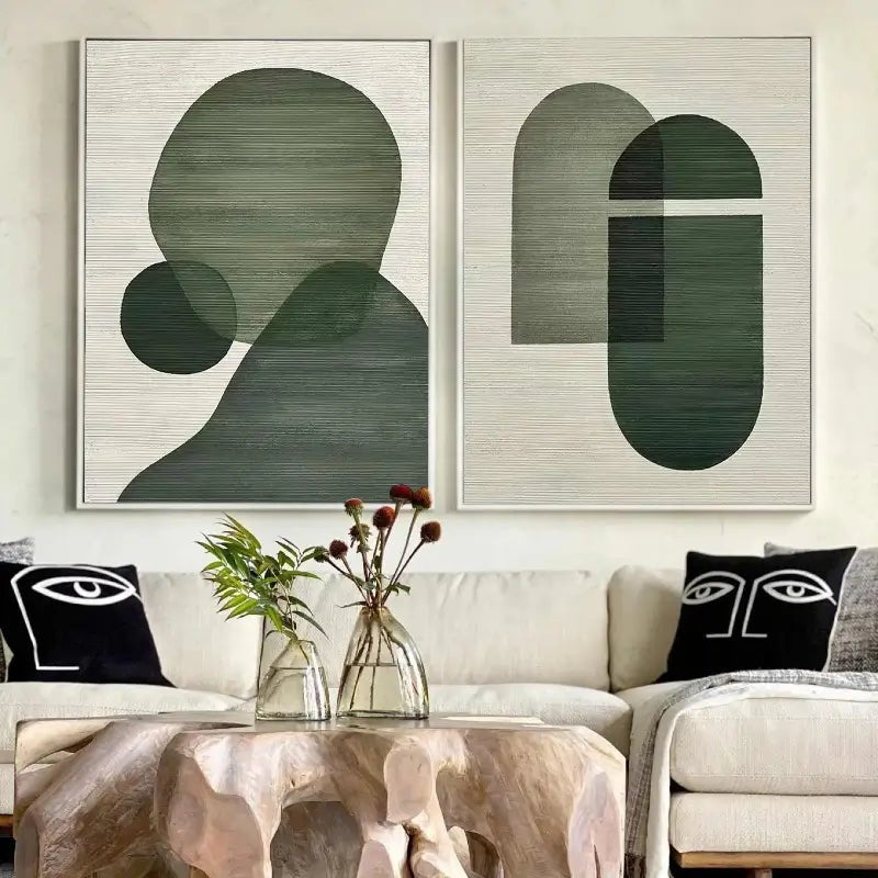 ABSTRACT Painting Set of 2RAB019 - royalbrushart