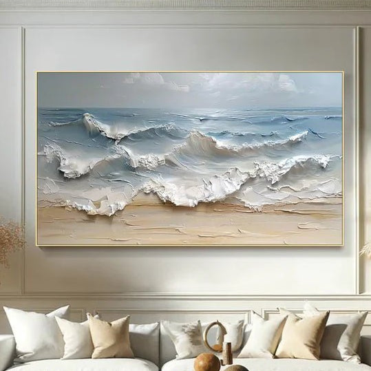 PLASTER ART TEXTURE Painting BV027 - royalbrushart