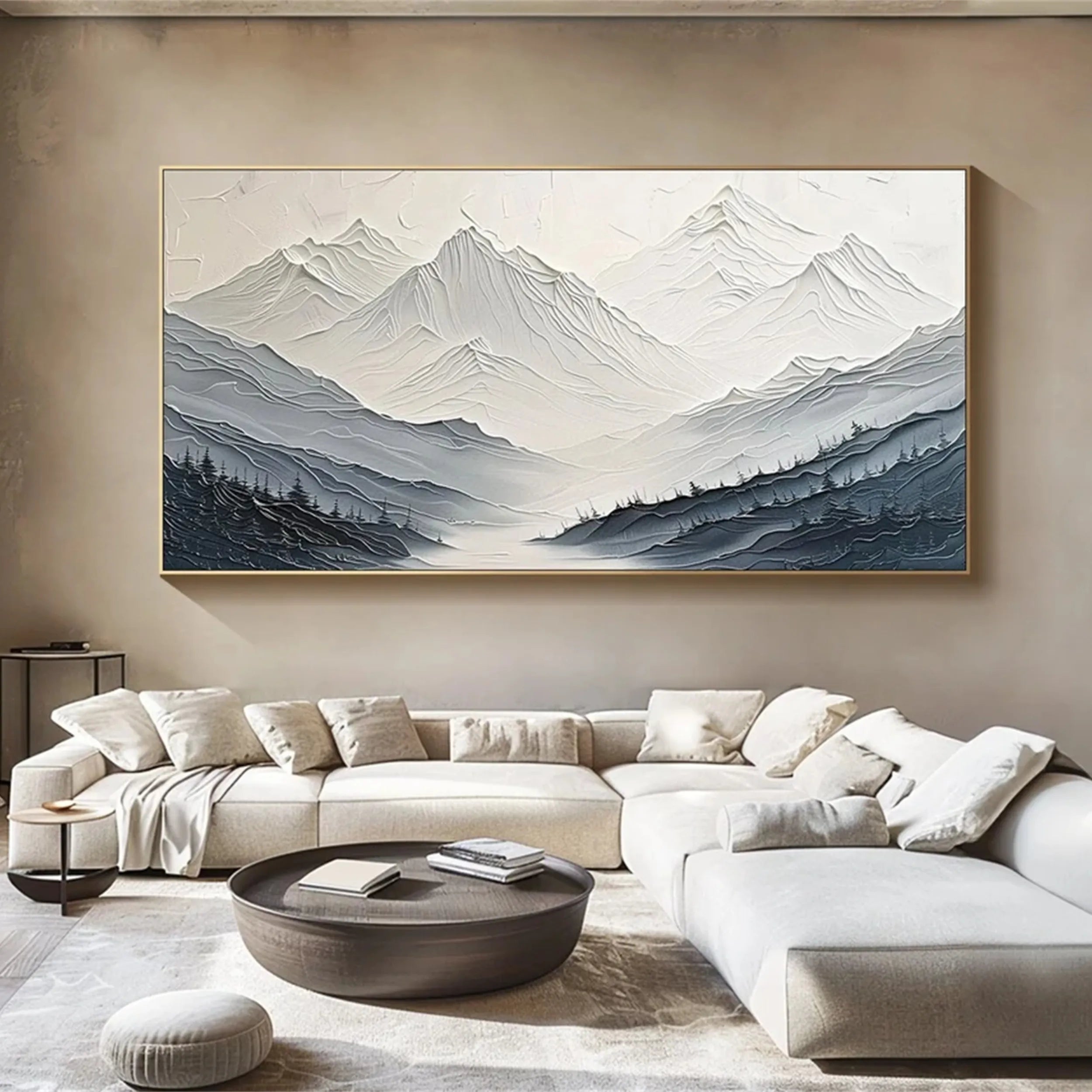 Plaster Art Texture Painting RAB007 - royalbrushart