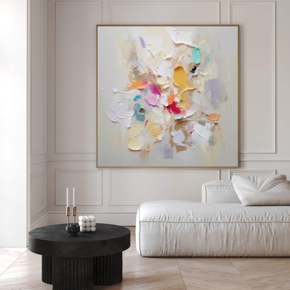 Abstract Colorful Minimalist Wall Art RAB092 - royalbrushart