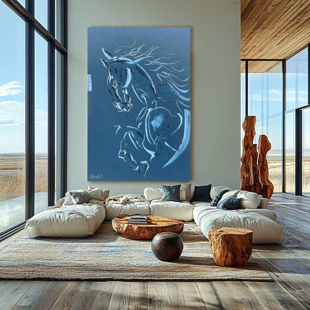 Contemporary Horse Art LRAB632 - royalbrushart