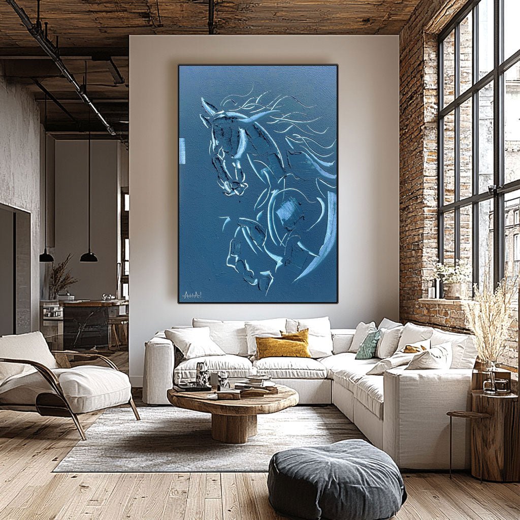 Contemporary Horse Art LRAB632 - royalbrushart