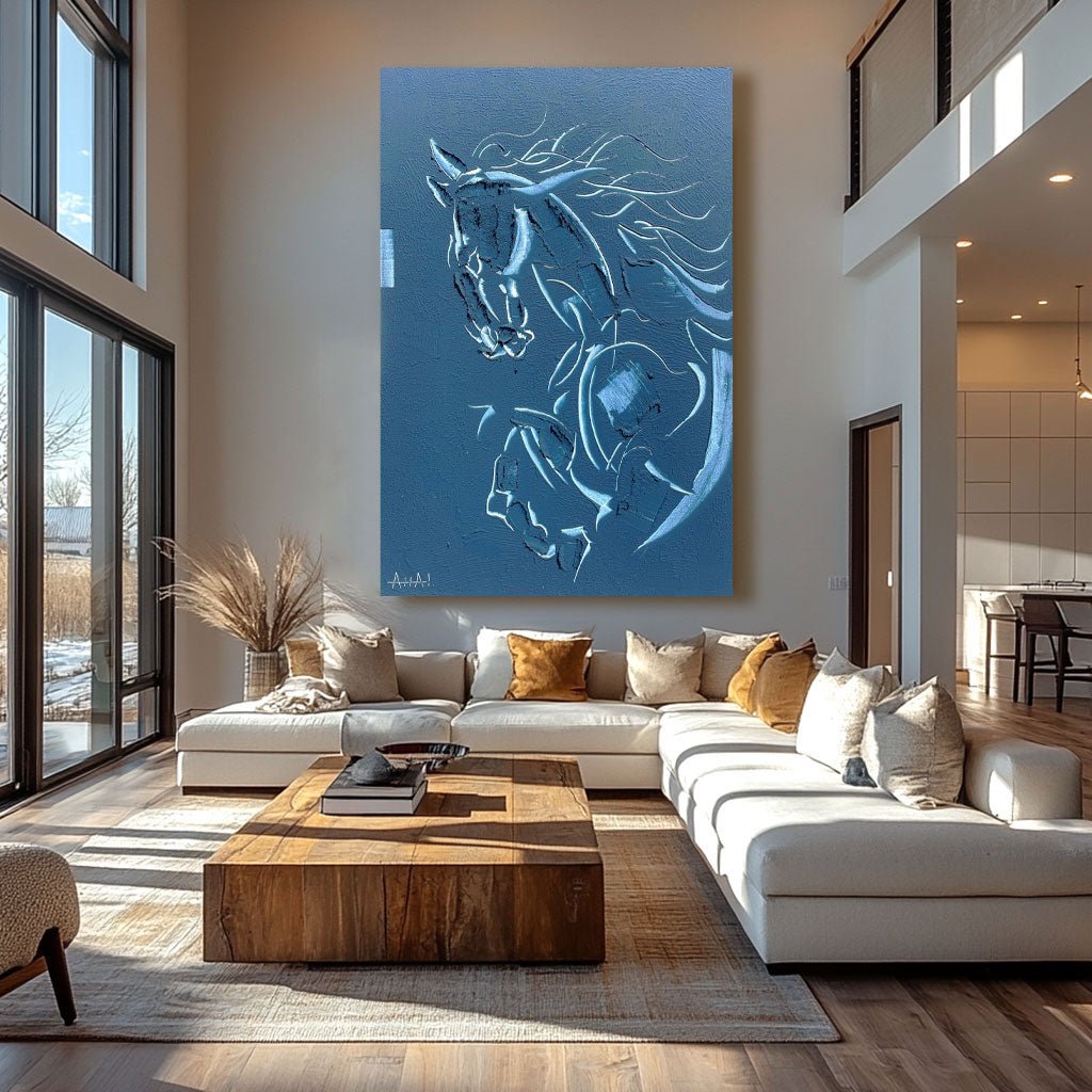 Contemporary Horse Art LRAB632 - royalbrushart