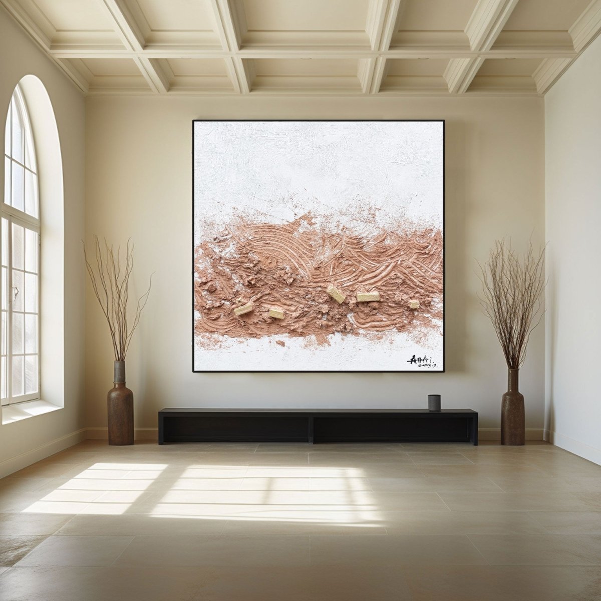 Plaster Art Texture Painting RAB460 - royalbrushart