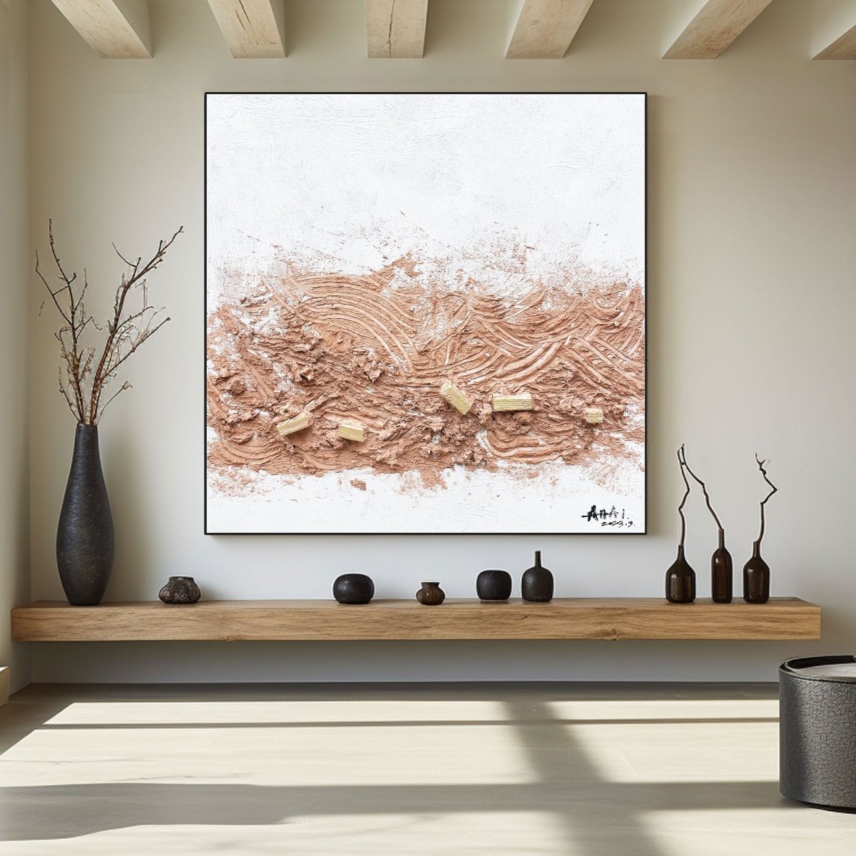 Plaster Art Texture Painting RAB460 - royalbrushart
