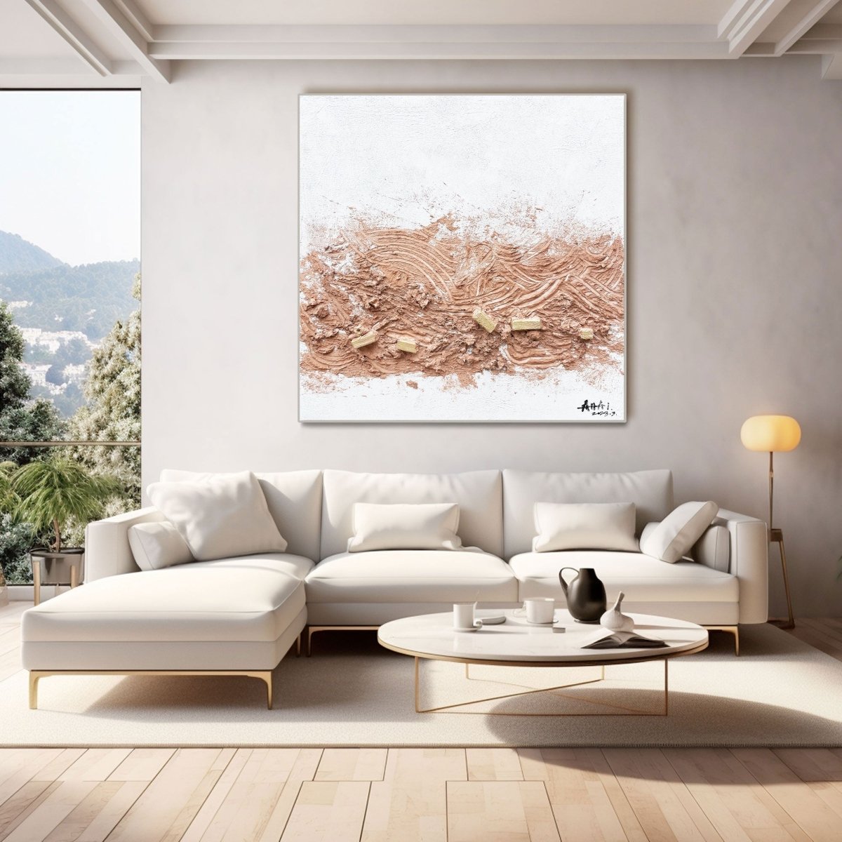 Plaster Art Texture Painting RAB460 - royalbrushart