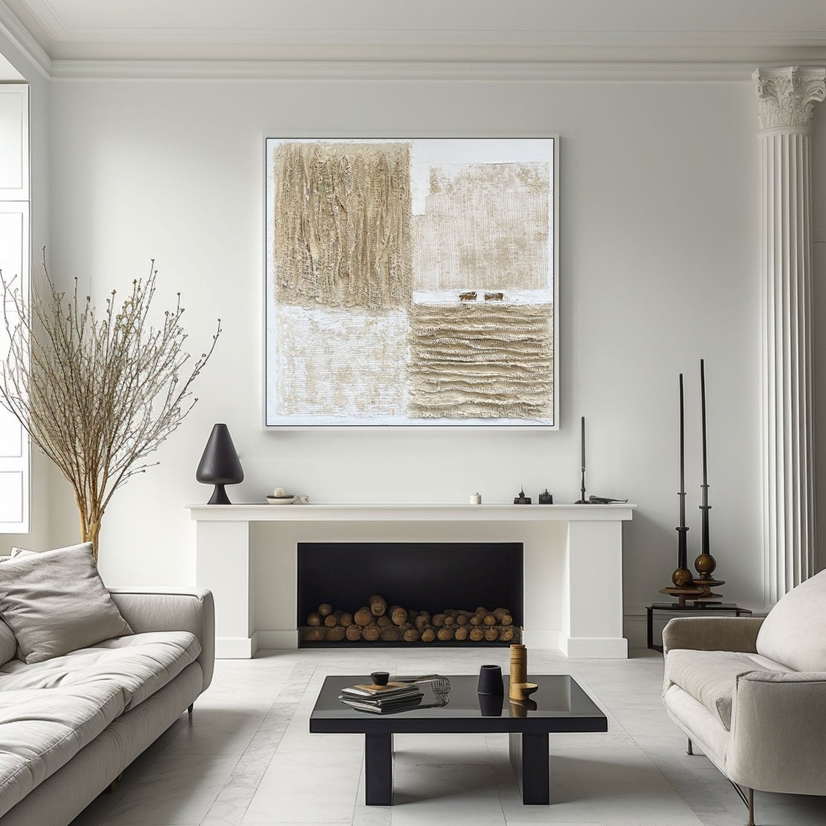 Contemporary Minimalist Art LRAB630 - royalbrushart