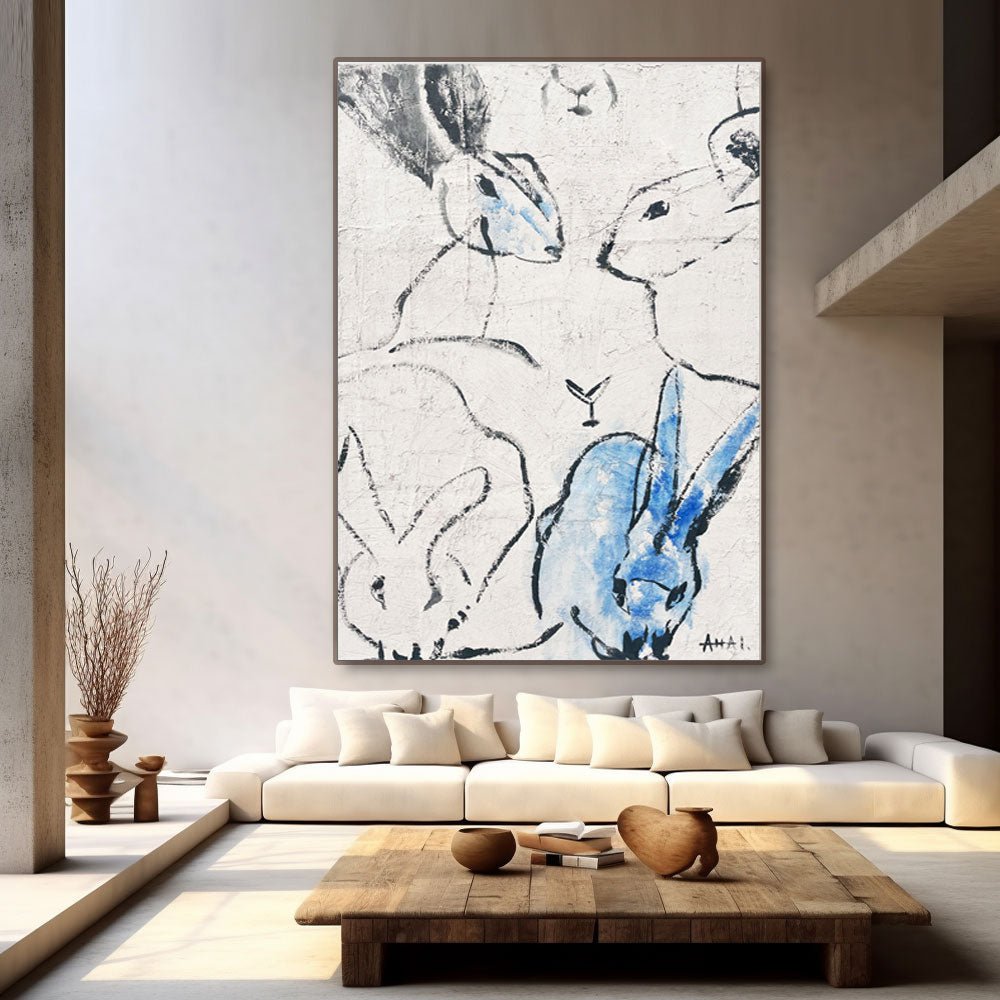 Contemporary Minimalist Art RAB458 - royalbrushart