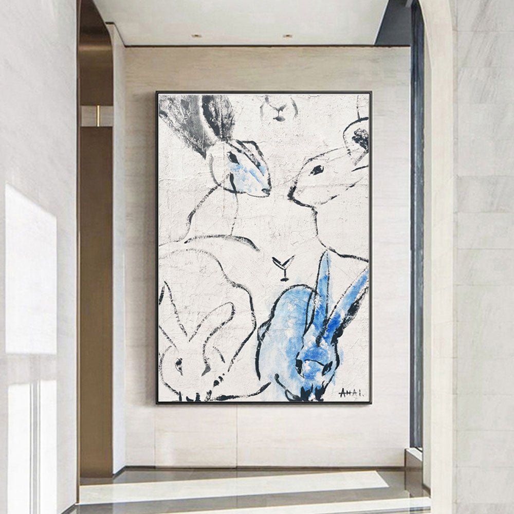 Contemporary Minimalist Art RAB458 - royalbrushart